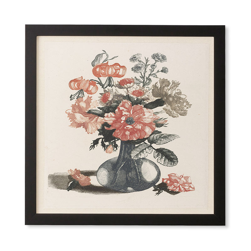 Shopability Five Prints of Flowers in Vase Framed Wall Art
