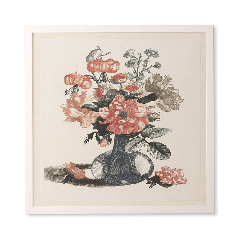 Shopability Five Prints of Flowers in Vase Framed Wall Art