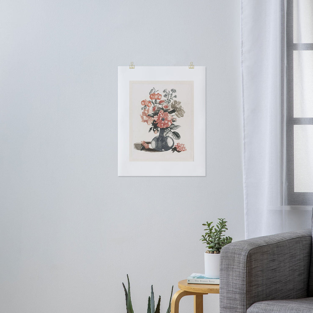Shopability Five Prints of Flowers in Vase Art Print
