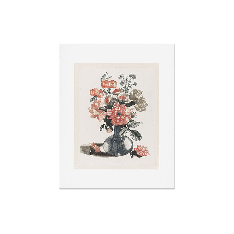 Shopability Five Prints of Flowers in Vase Art Print