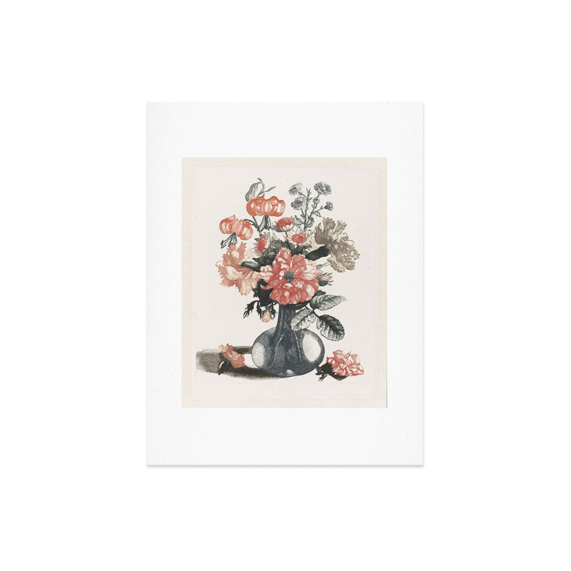 Shopability Five Prints of Flowers in Vase Art Print