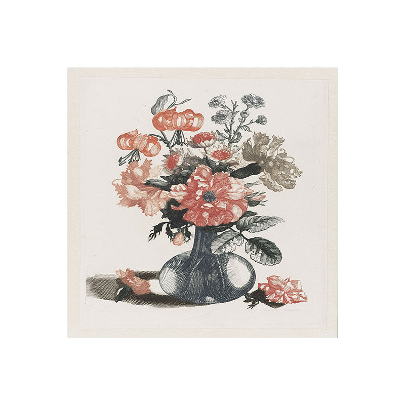 Shopability Five Prints of Flowers in Vase Art Print