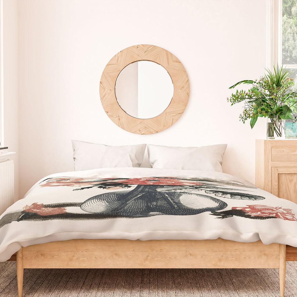 Shopability Five Prints of Flowers in Vase Duvet Cover