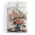 Shopability Five Prints of Flowers in Vase Duvet Cover
