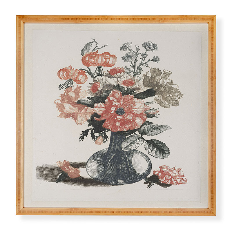 Shopability Five Prints of Flowers in Vase Framed Wall Art