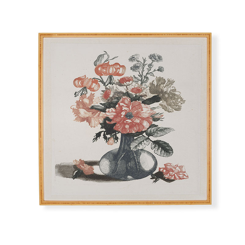 Shopability Five Prints of Flowers in Vase Framed Wall Art