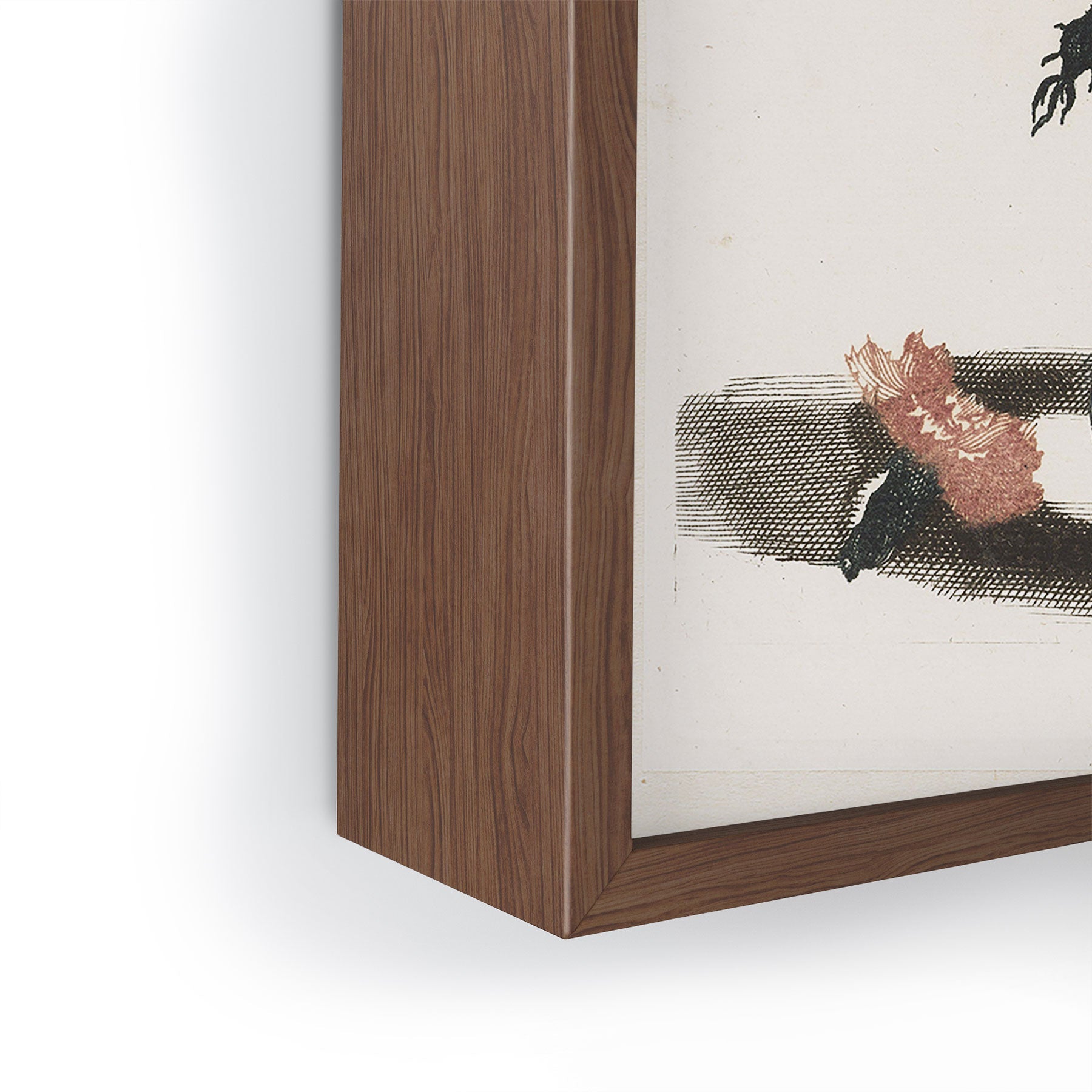 Shopability Five Prints of Flowers in Vase Framed Mini Art Print