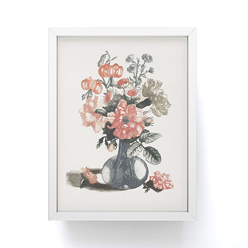 Shopability Five Prints of Flowers in Vase Framed Mini Art Print