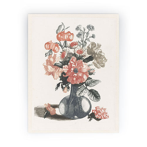 Shopability Five Prints of Flowers in Vase Mini Art Print