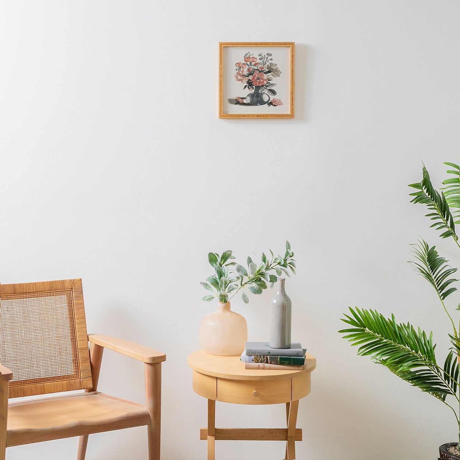 Shopability Five Prints of Flowers in Vase Framed Wall Art