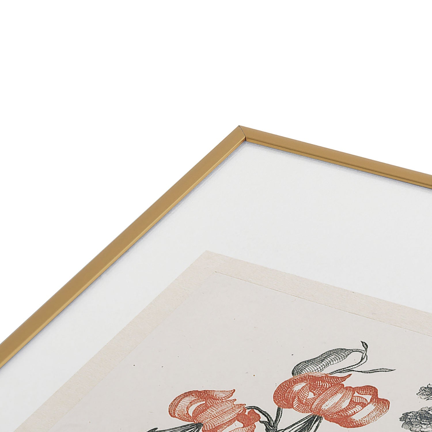 Shopability Five Prints of Flowers in Vase Metal Framed Art Print