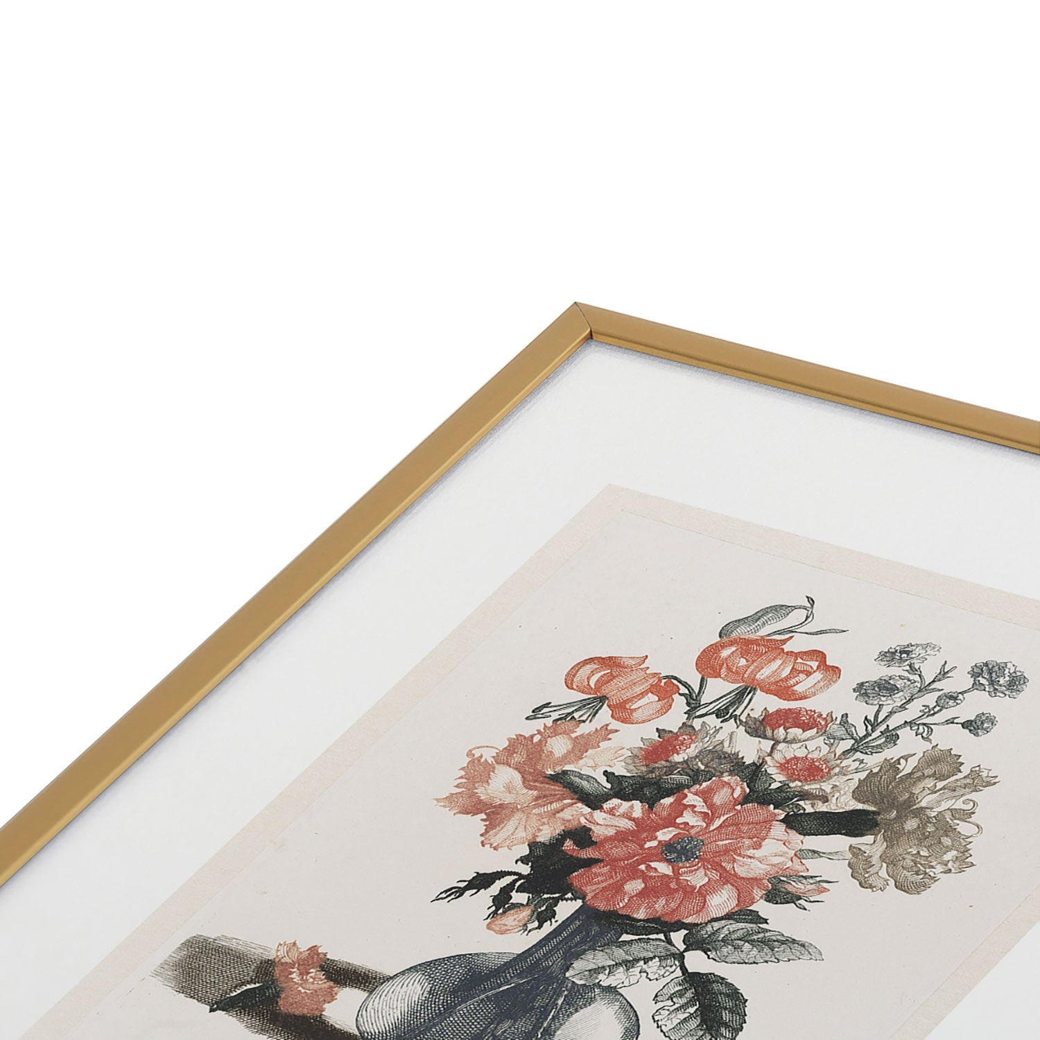 Shopability Five Prints of Flowers in Vase Metal Framed Art Print