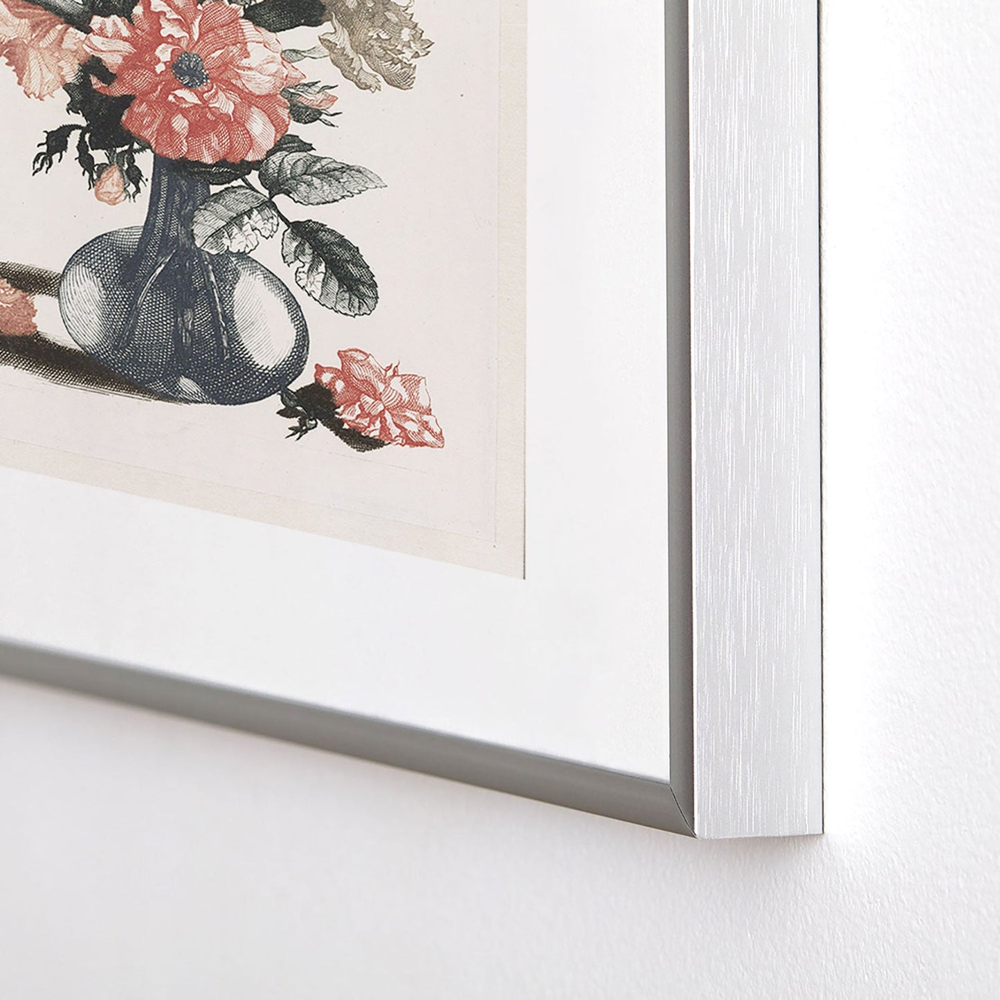 Shopability Five Prints of Flowers in Vase Metal Framed Art Print