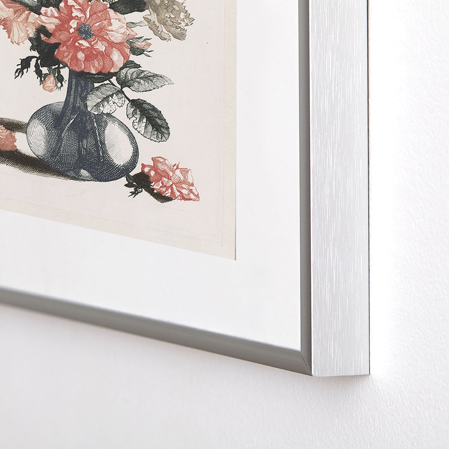Shopability Five Prints of Flowers in Vase Metal Framed Art Print