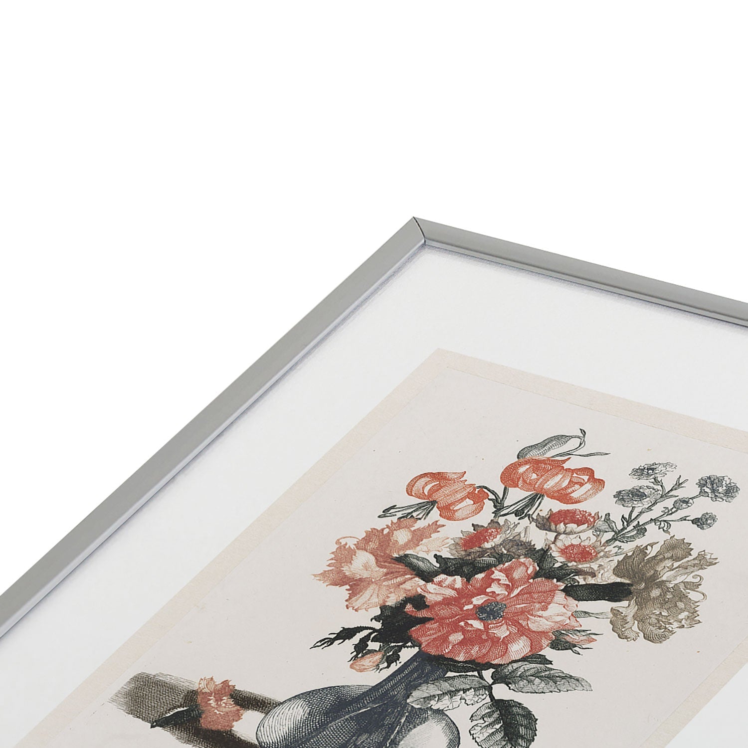 Shopability Five Prints of Flowers in Vase Metal Framed Art Print