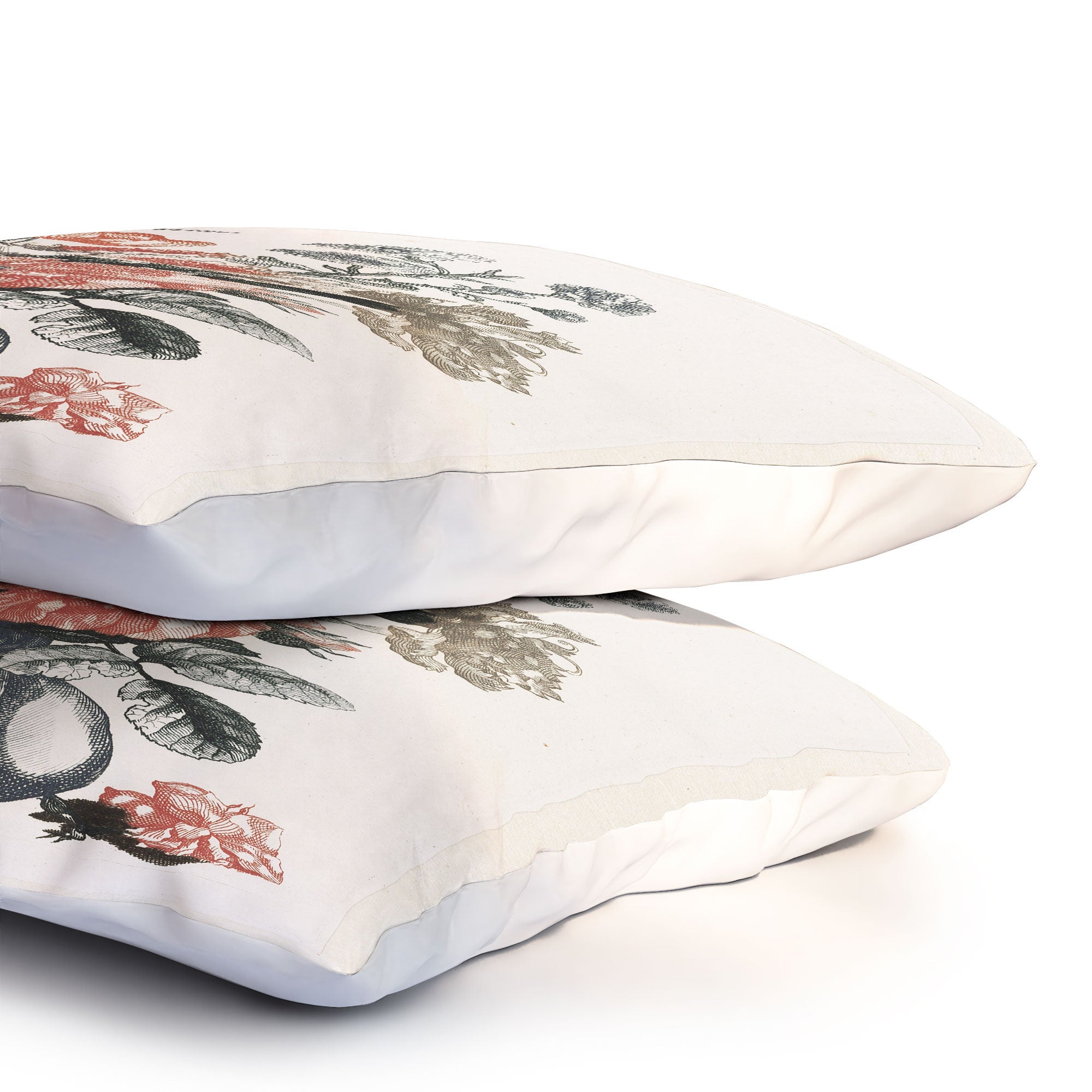Shopability Five Prints of Flowers in Vase Pillow Shams