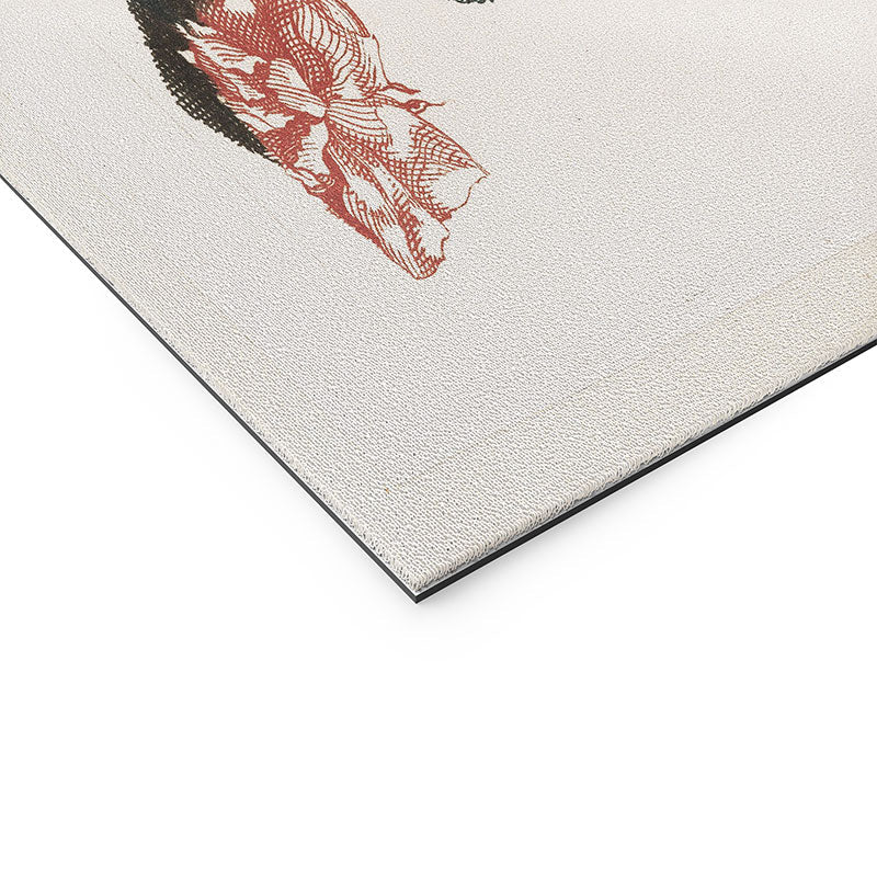 Shopability Five Prints of Flowers in Vase Welcome Mat