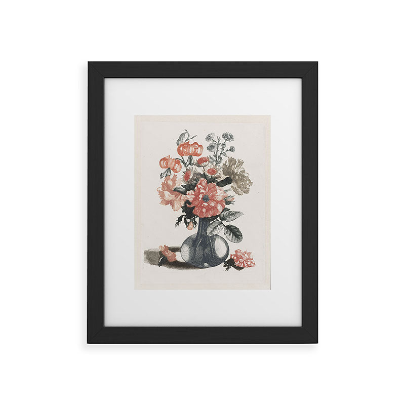 Shopability Five Prints of Flowers in Vase Framed Art Print