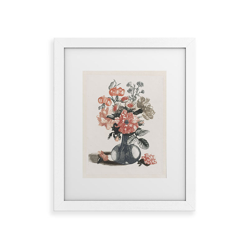 Shopability Five Prints of Flowers in Vase Framed Art Print