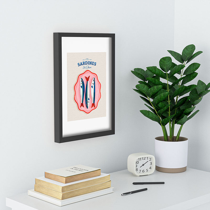 showmemars The Best Fish In Town Recessed Framing Rectangle