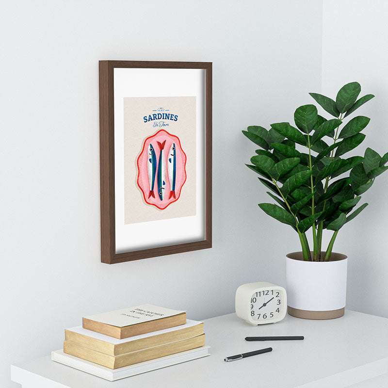 showmemars The Best Fish In Town Recessed Framing Rectangle