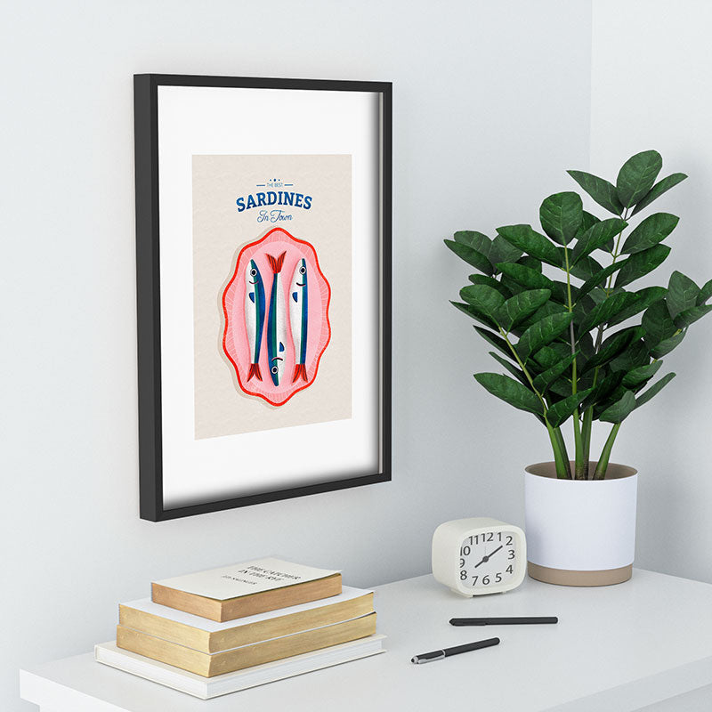 showmemars The Best Fish In Town Recessed Framing Rectangle