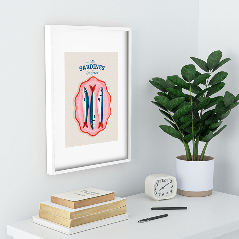 showmemars The Best Fish In Town Recessed Framing Rectangle