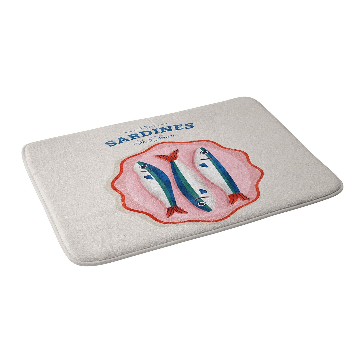 showmemars The Best Fish In Town Memory Foam Bath Mat