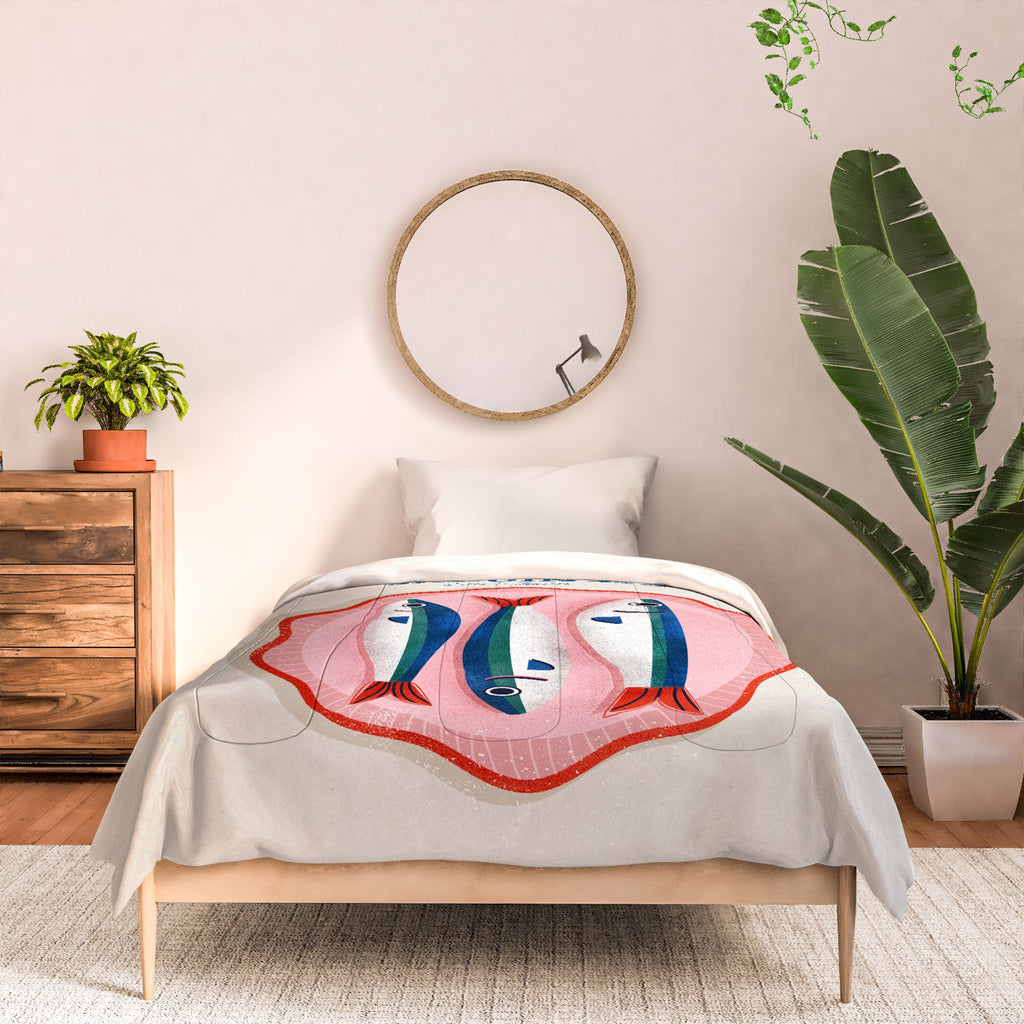 showmemars The Best Fish In Town Comforter