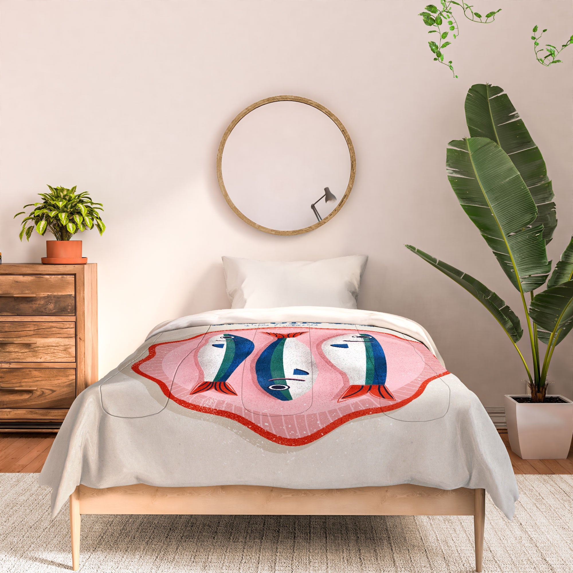 showmemars The Best Fish In Town Comforter