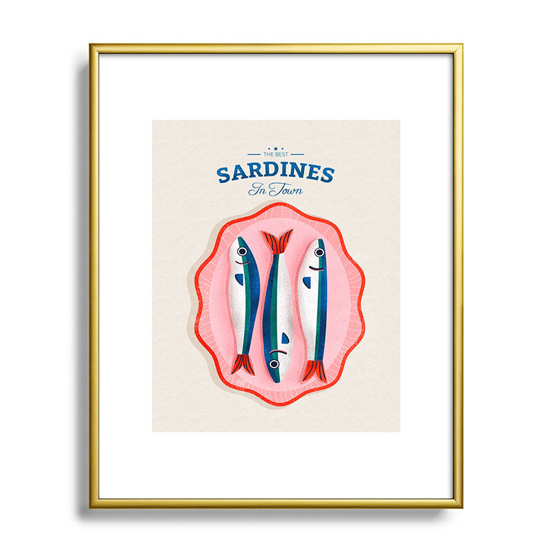 showmemars The Best Fish In Town Metal Framed Art Print