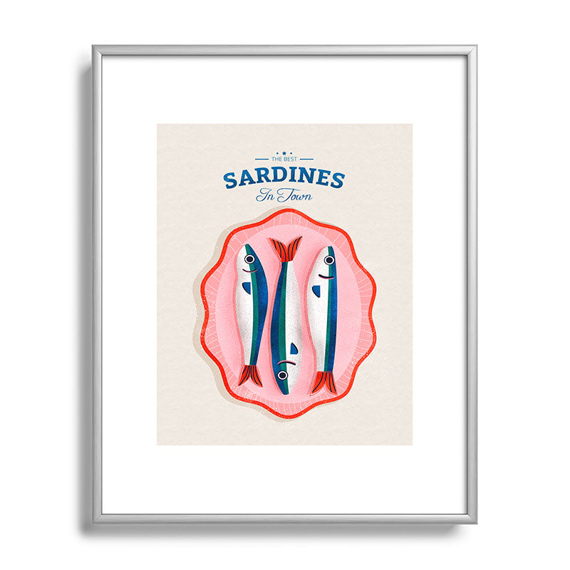 showmemars The Best Fish In Town Metal Framed Art Print