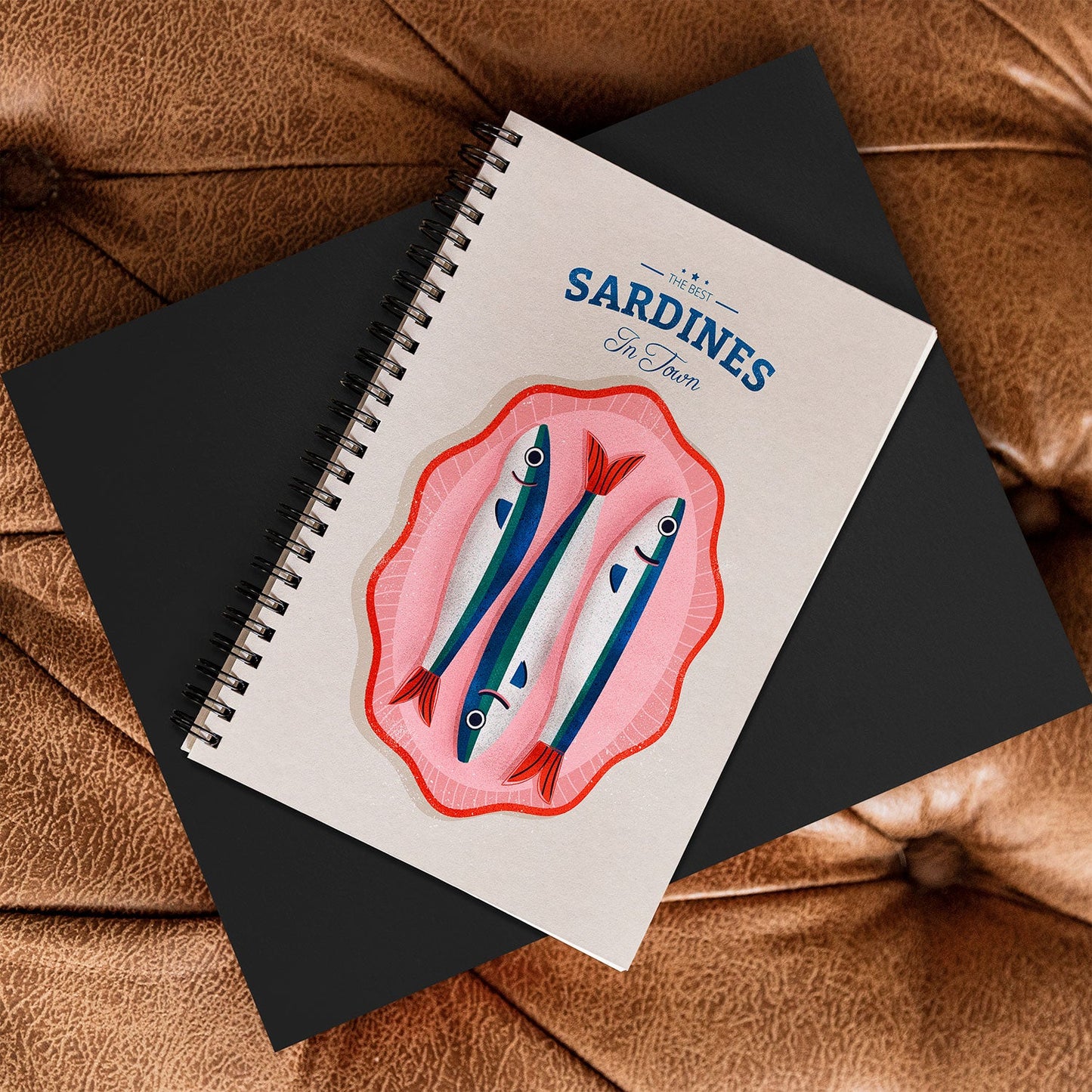 showmemars The Best Fish In Town Spiral Notebook