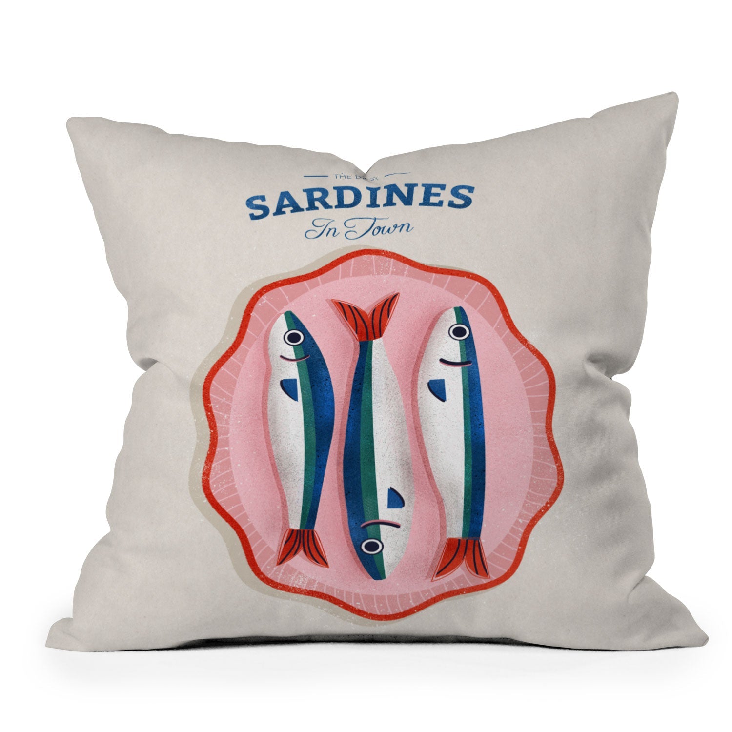 showmemars The Best Fish In Town Throw Pillow