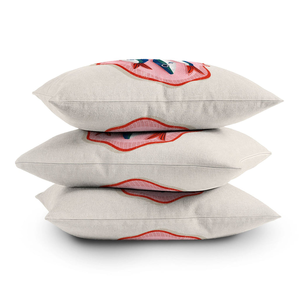 showmemars The Best Fish In Town Throw Pillow