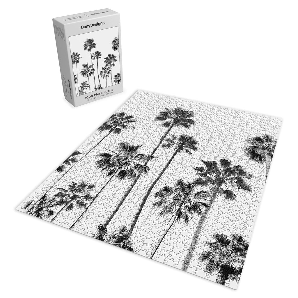 Gal Design Black And White Palms Puzzle