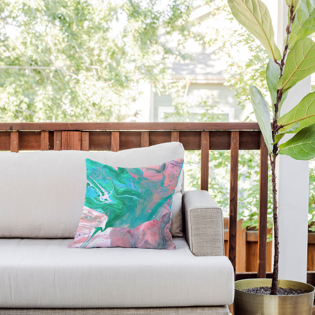 83 Oranges Another Worldly Outdoor Throw Pillow