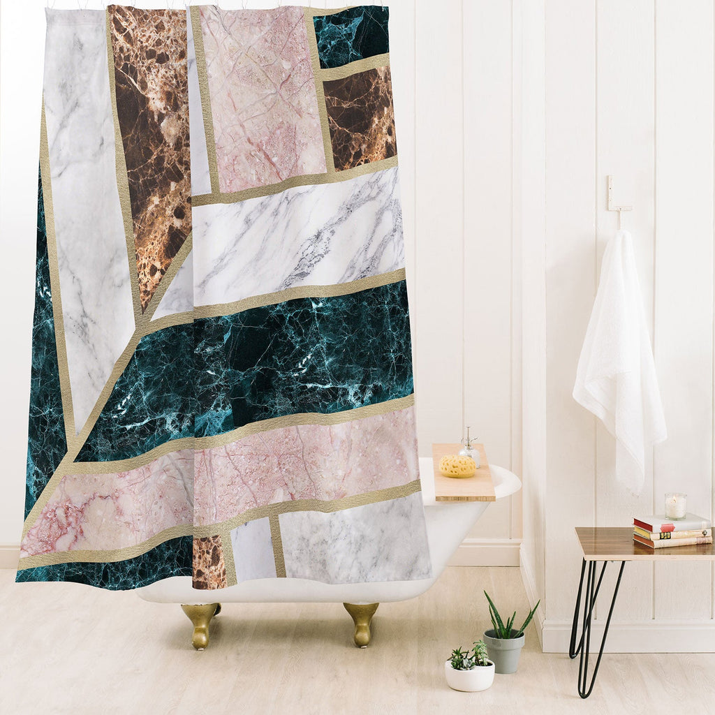Sisi and Seb art deco moderne Shower Curtain