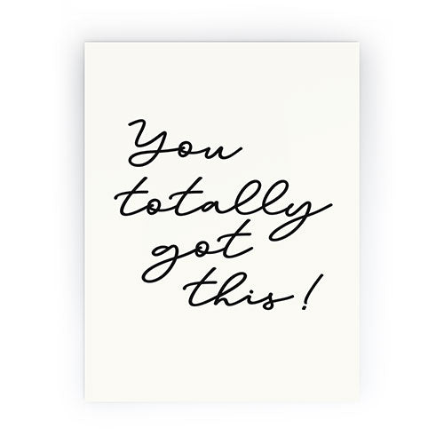 Sisi and Seb You totally got this Mini Art Print