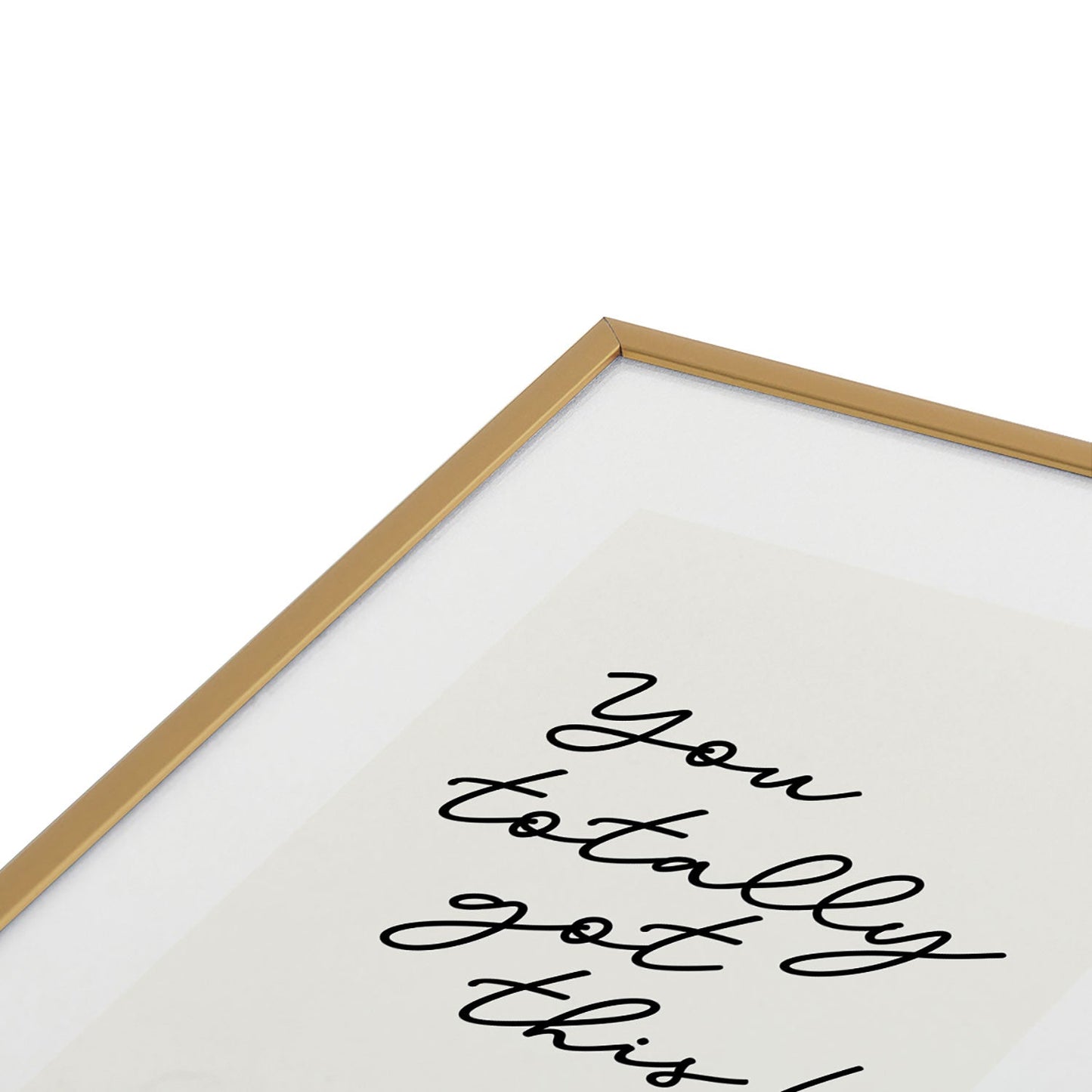 Sisi and Seb You totally got this Metal Framed Art Print