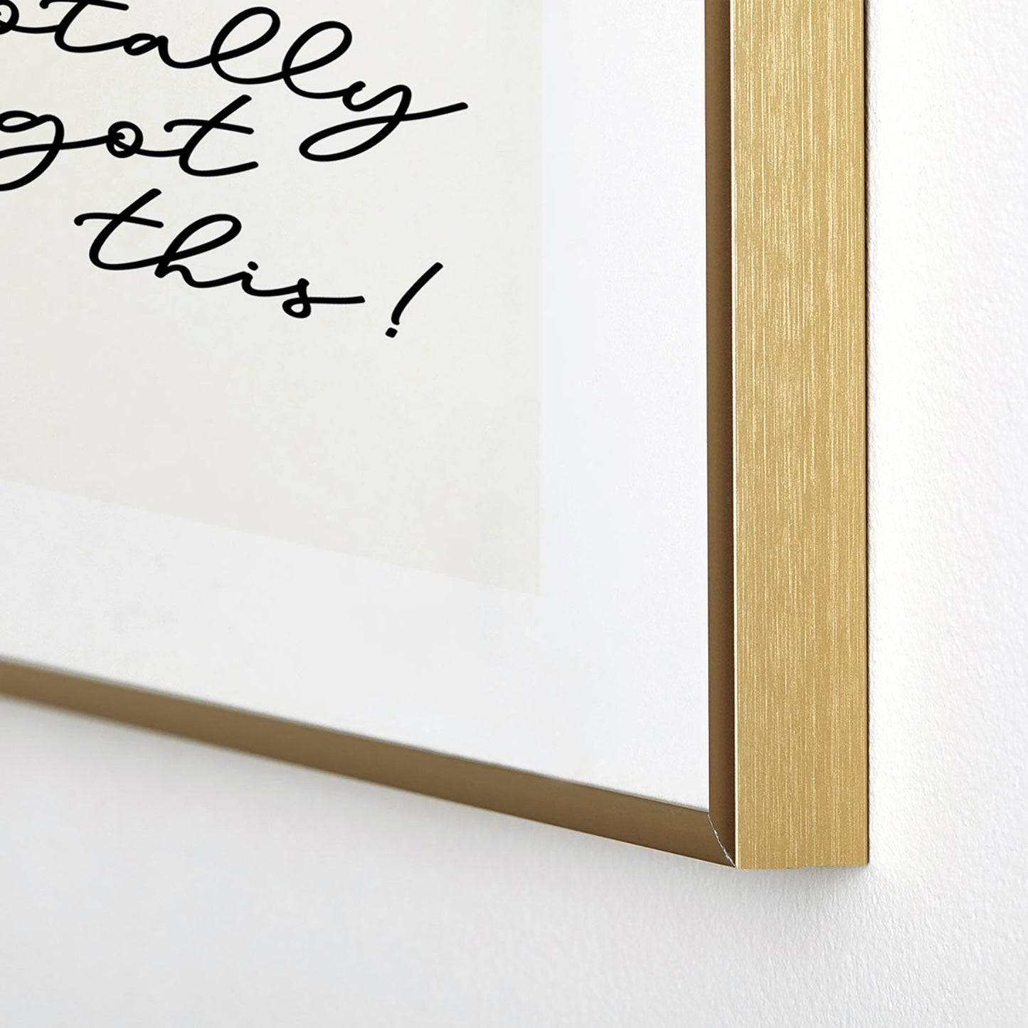 Sisi and Seb You totally got this Metal Framed Art Print