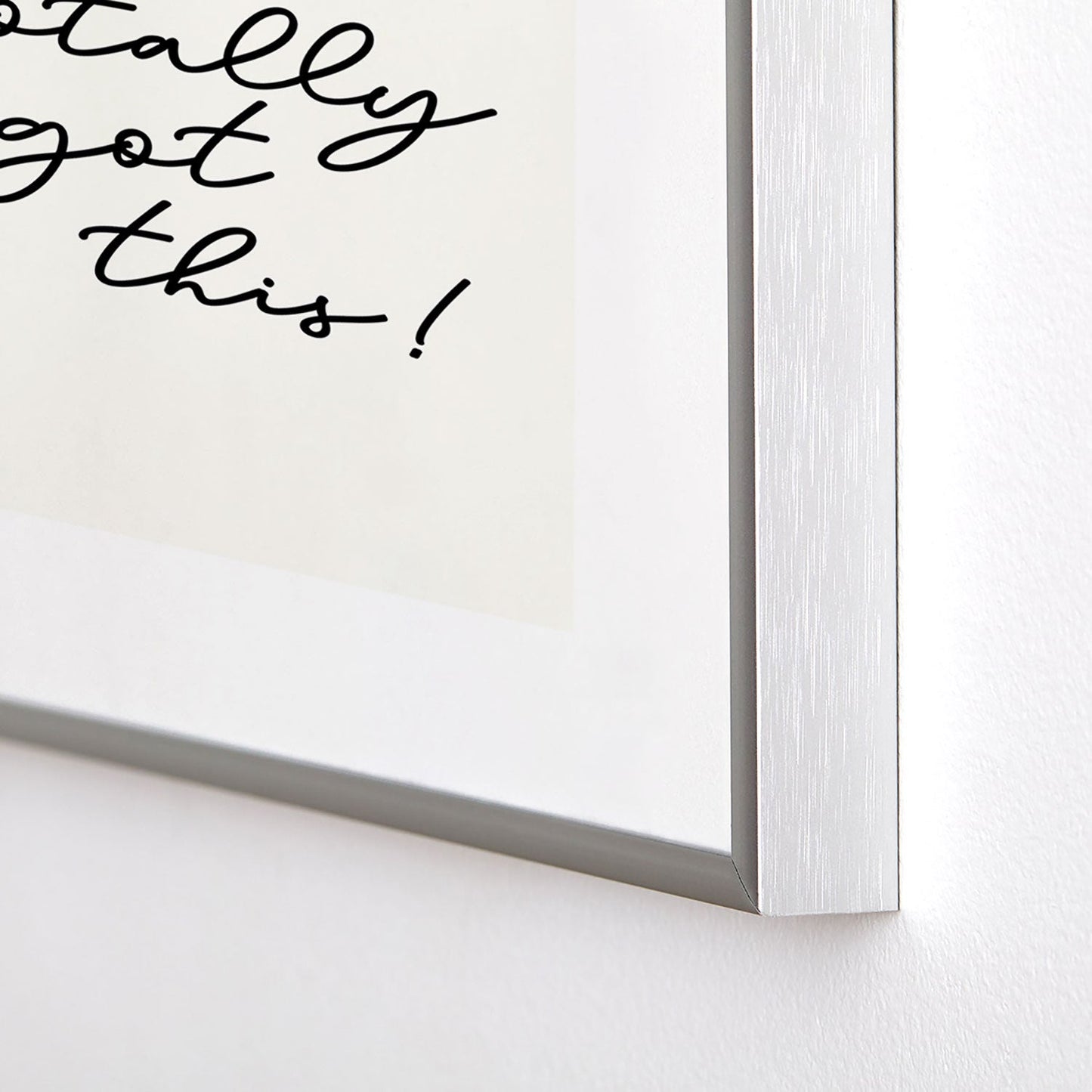 Sisi and Seb You totally got this Metal Framed Art Print