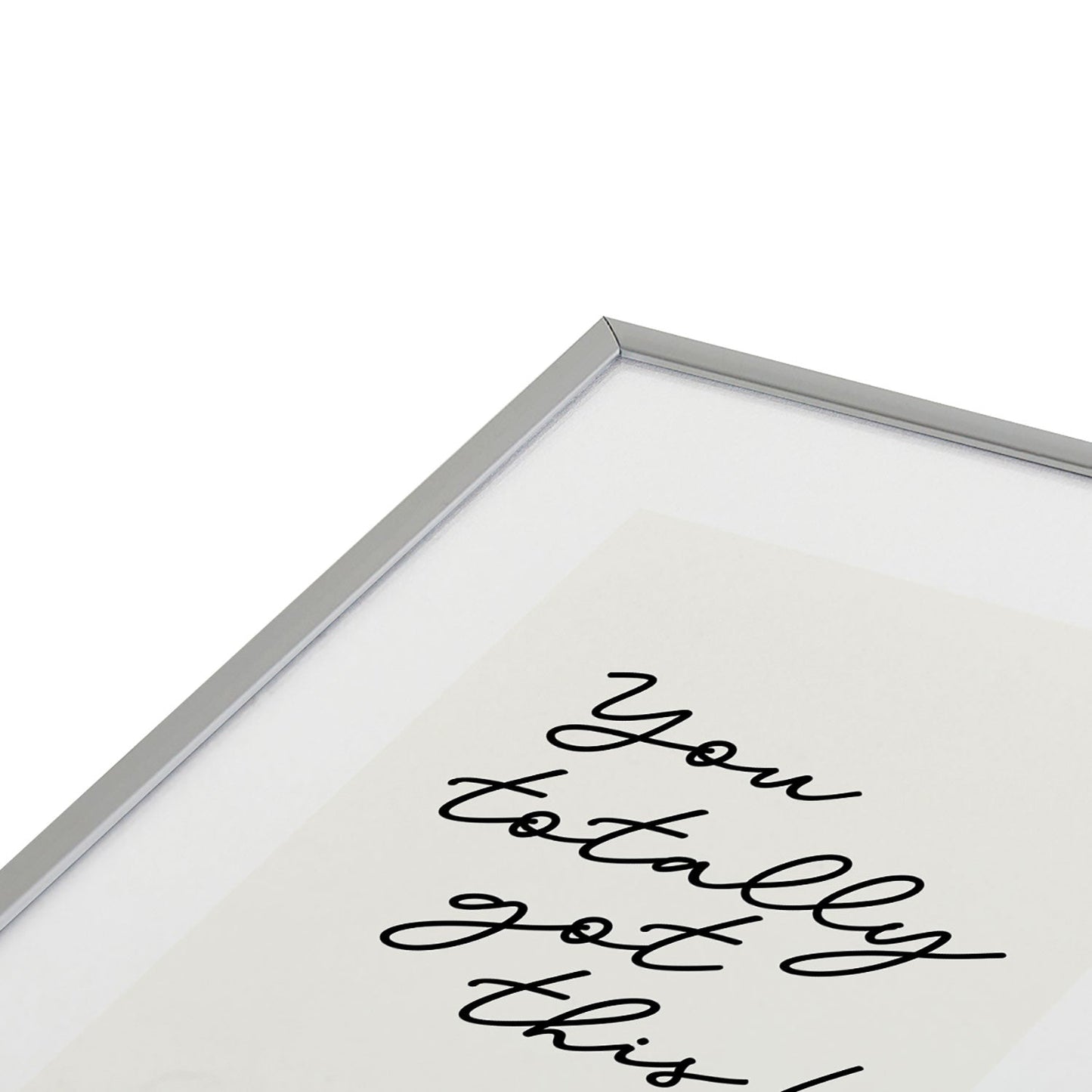 Sisi and Seb You totally got this Metal Framed Art Print
