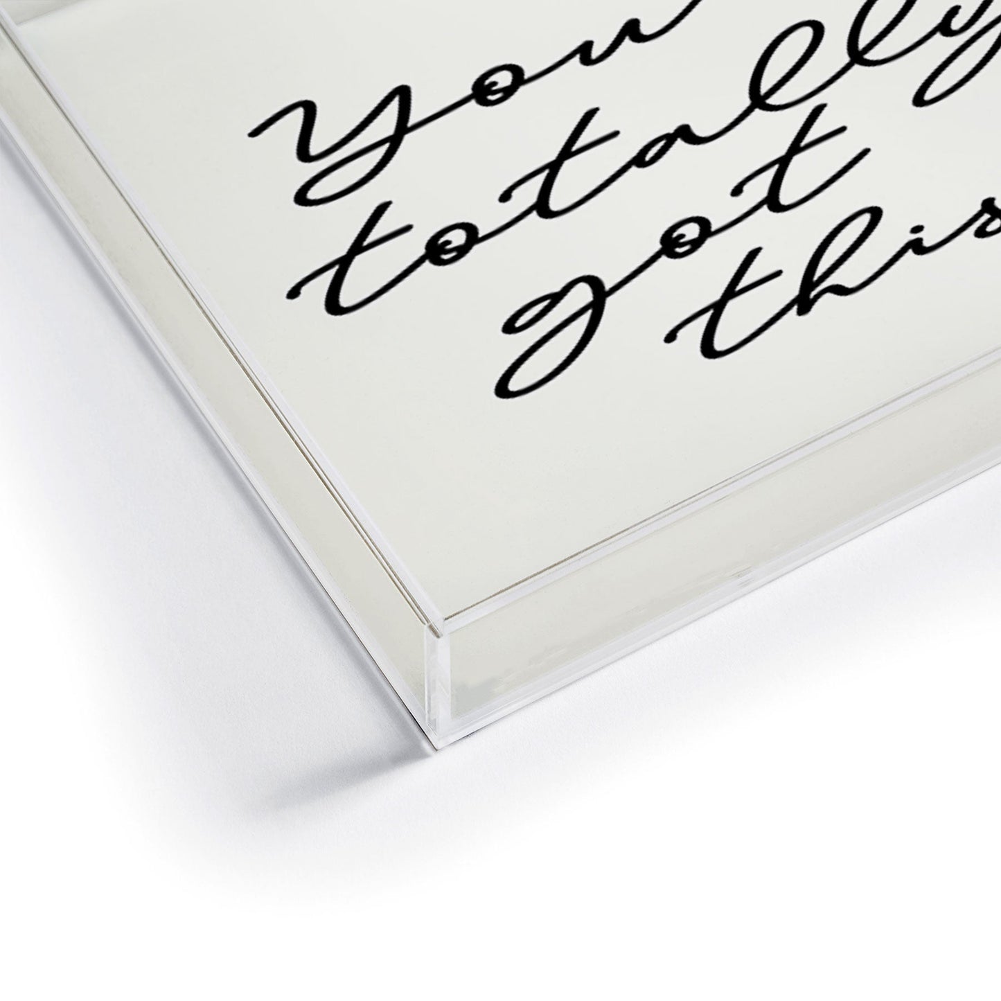 Sisi and Seb You totally got this Acrylic Tray