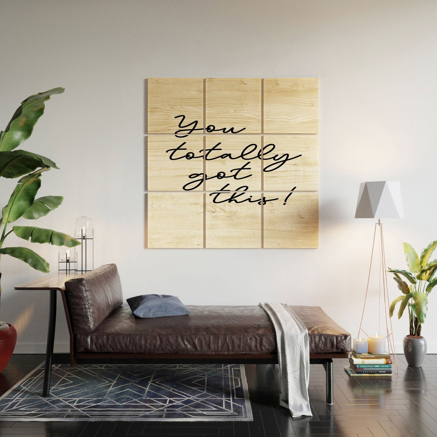 Sisi and Seb You totally got this Wood Wall Mural