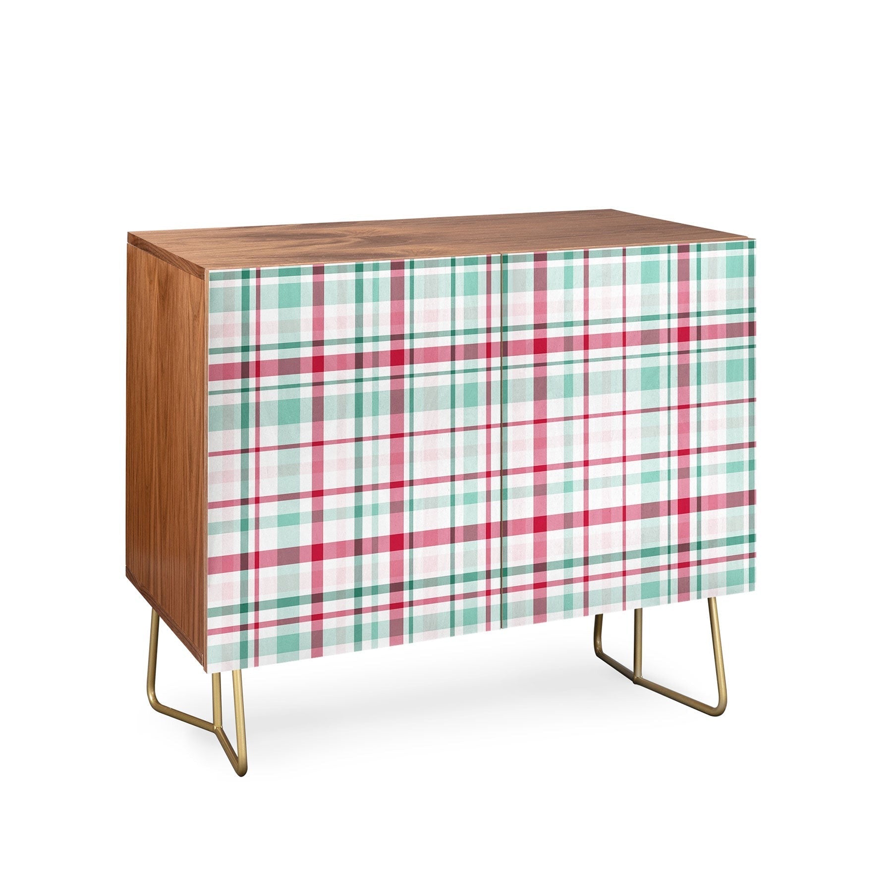 Lisa Argyropoulos Merry Vintage Plaid Credenza