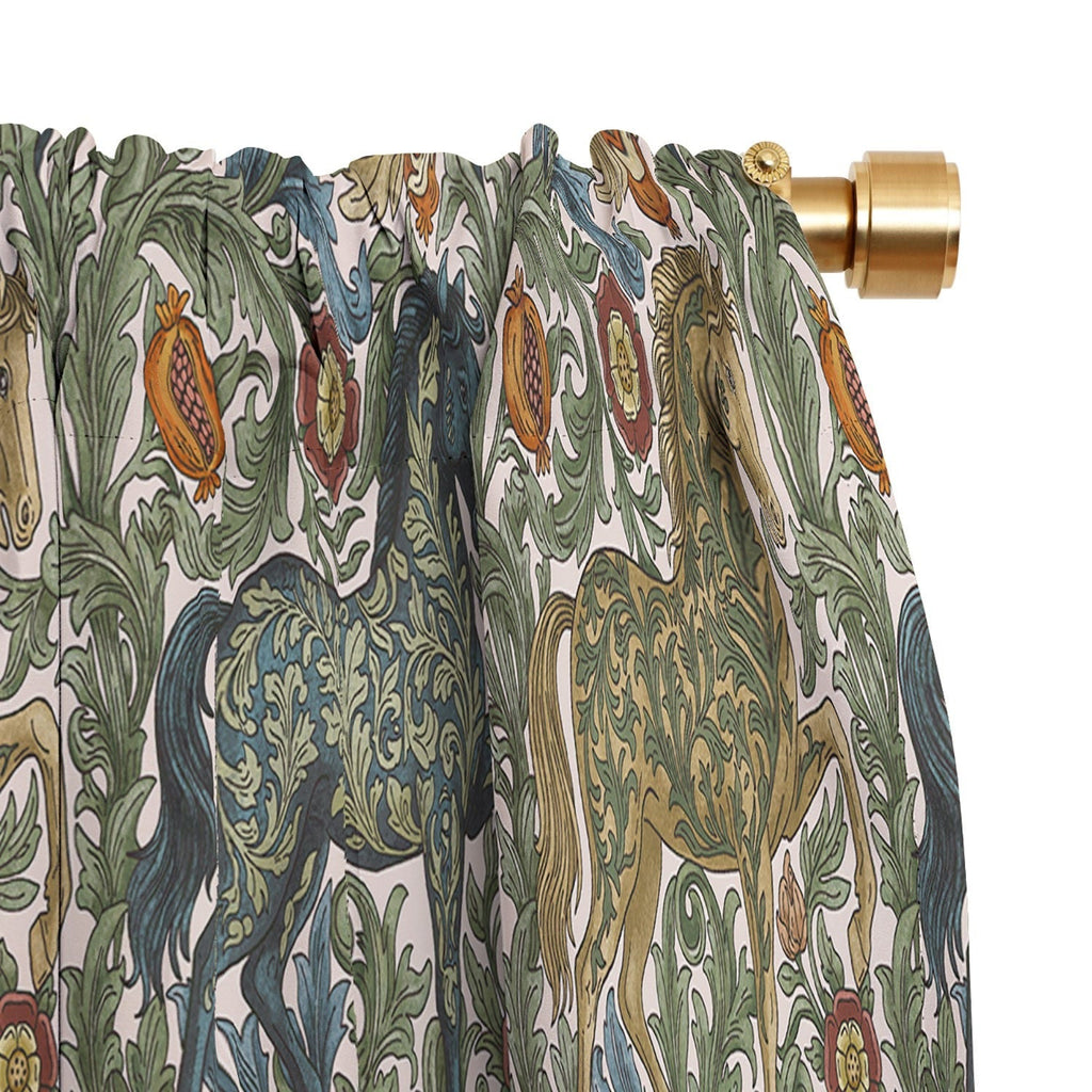 Marta Barragan Camarasa Renaissance Horse Garden Blackout Window Curtain