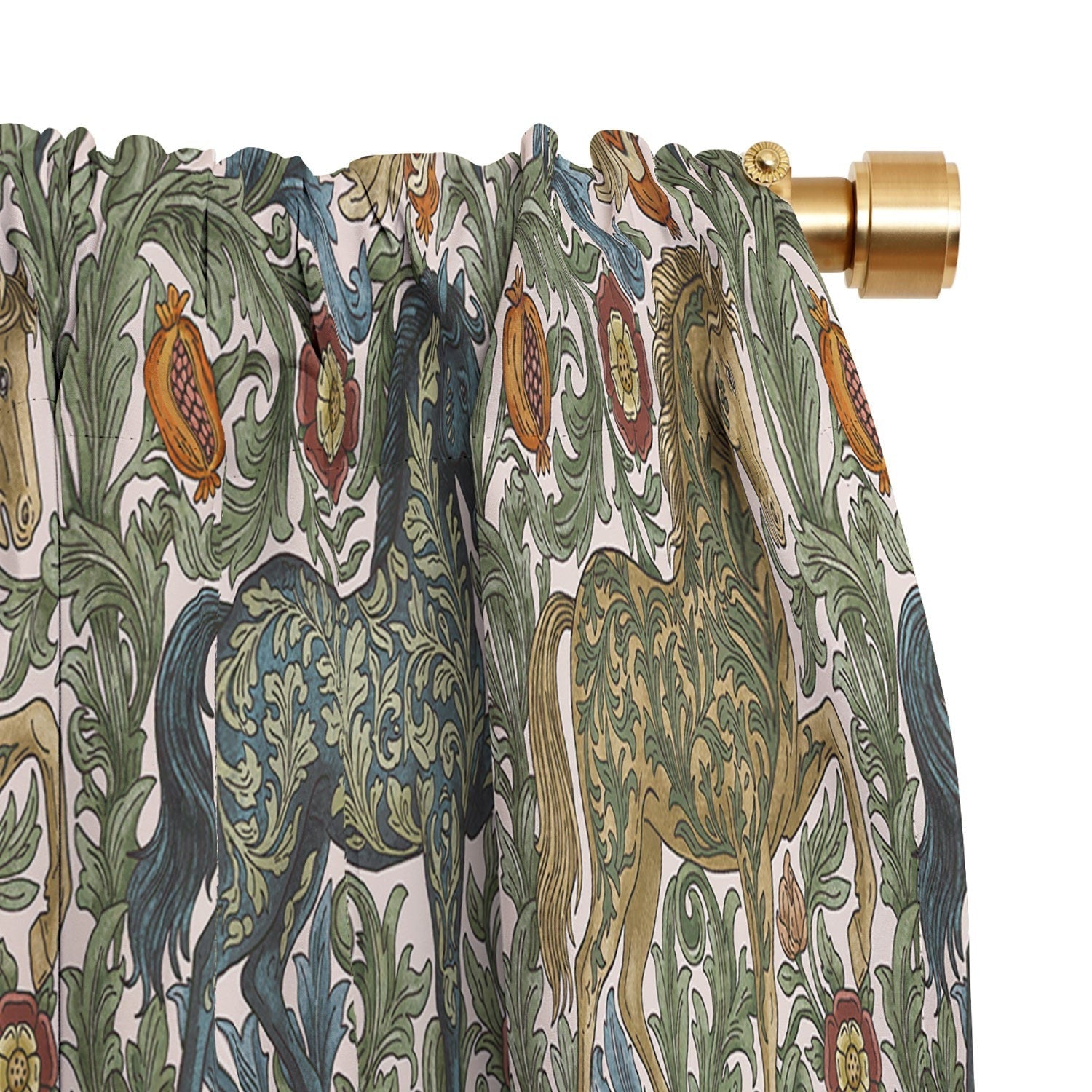 Marta Barragan Camarasa Renaissance Horse Garden Blackout Window Curtain