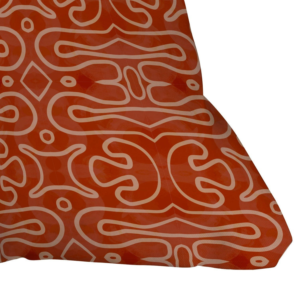 Mirimo Venexiana Burnt Orange Throw Pillow