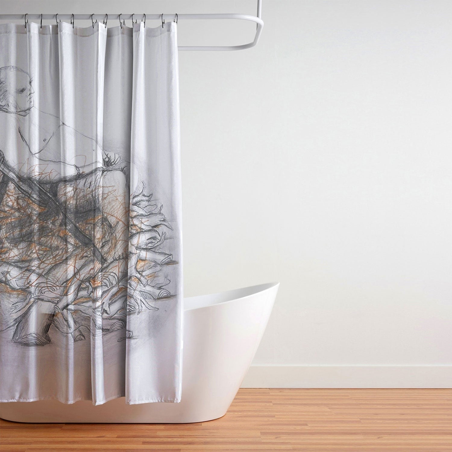 Coco de Paris Why was I born Shower Curtain